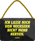 4252024250763		 ''Ich lasse mich von Wichsern nicht mehr nerven'' Schilderstore24 Blechschilder sind perfekt als Geschenk zu Weihnachten, Geburtstage, Feiern, Partys, Grillabende, Namenstag, Feiertag, Mädelsabend, Hochzeit. Jederzeit stilvoll im Wohnzimmer, Partykeller, Garage, Praxis, Büro, Café, Hauseingang Sarkasmus Ironie Funny Schwarzer Humor faul dumm fun rente lästern teufel