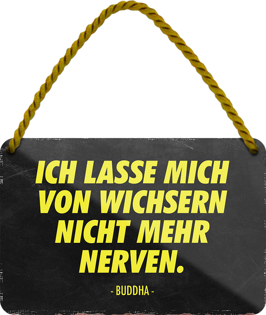 4252024250763		 ''Ich lasse mich von Wichsern nicht mehr nerven'' Schilderstore24 Blechschilder sind perfekt als Geschenk zu Weihnachten, Geburtstage, Feiern, Partys, Grillabende, Namenstag, Feiertag, Mädelsabend, Hochzeit. Jederzeit stilvoll im Wohnzimmer, Partykeller, Garage, Praxis, Büro, Café, Hauseingang Sarkasmus Ironie Funny Schwarzer Humor faul dumm fun rente lästern teufel