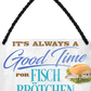 4252024250961		 ''Good time for Fischbrötchen'' Schilderstore24 Blechschilder sind perfekt als Geschenk zu Weihnachten, Geburtstage, Feiern, Partys, Grillabende, Namenstag, Feiertag, Mädelsabend, Hochzeit. Jederzeit stilvoll im Wohnzimmer, Partykeller, Garage, Praxis, Büro, Café, Hauseingang Lebensmittel Kultur Leibspeise Bier tradition essen speise hausgemacht wurst deftig