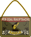 4252024251876		 ''Mir egal hauptsache Angeln''
 Schilderstore24 Blechschilder sind perfekt als Geschenk zu Weihnachten, Geburtstage, Feiern, Partys, Grillabende, Namenstag, Feiertag, Mädelsabend, Hochzeit. Jederzeit stilvoll im Wohnzimmer, Partykeller, Garage, Praxis, Büro, Café, Hauseingang Freizeit Sport Ski Schnee Aktivitäten skifahren kegeln biken rad hobby angeln