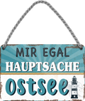 4252024252170		 ''Mir egal hauptsache Ostsee (leuchtturm)''
 Schilderstore24 Blechschilder sind perfekt als Geschenk zu Weihnachten, Geburtstage, Feiern, Partys, Grillabende, Namenstag, Feiertag, Mädelsabend, Hochzeit. Jederzeit stilvoll im Wohnzimmer, Partykeller, Garage, Praxis, Büro, Café, Hauseingang Meer Urlaub Sommer Sandstrand meer wasser strand sand urlaub ferien
