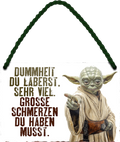 4252024252569		 ''Dummheit du laberst'' Schilderstore24 Blechschilder sind perfekt als Geschenk zu Weihnachten, Geburtstage, Feiern, Partys, Grillabende, Namenstag, Feiertag, Mädelsabend, Hochzeit. Jederzeit stilvoll im Wohnzimmer, Partykeller, Garage, Praxis, Büro, Café, Hauseingang Sarkasmus Ironie Funny Schwarzer Humor faul dumm fun rente lästern teufel
