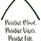 4252024252989		 ''Positive Mind, Vibes. Life'' Schilderstore24 Blechschilder sind perfekt als Geschenk zu Weihnachten, Geburtstage, Feiern, Partys, Grillabende, Namenstag, Feiertag, Mädelsabend, Hochzeit. Jederzeit stilvoll im Wohnzimmer, Partykeller, Garage, Praxis, Büro, Café, Hauseingang Weisheiten Leben Sprichwörter Tipp wahrheit sprichwort tiefsinnig ratschlag

