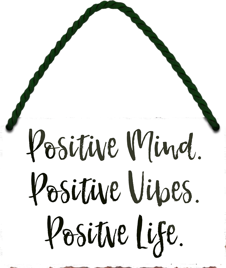 4252024252989		 ''Positive Mind, Vibes. Life'' Schilderstore24 Blechschilder sind perfekt als Geschenk zu Weihnachten, Geburtstage, Feiern, Partys, Grillabende, Namenstag, Feiertag, Mädelsabend, Hochzeit. Jederzeit stilvoll im Wohnzimmer, Partykeller, Garage, Praxis, Büro, Café, Hauseingang Weisheiten Leben Sprichwörter Tipp wahrheit sprichwort tiefsinnig ratschlag

