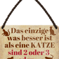 4252024252927		 ''Das einzige was besser ist als eine Katze. 2 oder 3''
 Schilderstore24 Blechschilder sind perfekt als Geschenk zu Weihnachten, Geburtstage, Feiern, Partys, Grillabende, Namenstag, Feiertag, Mädelsabend, Hochzeit Wohnzimmer, Partykeller, Garage, Praxis, Büro, Café, Hauseingang Haustier Tier Freund knuddelig Zuhause Katze Hund Hamster Meerschwein haustiere