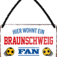 4252024252804		 ''Braunschweig Fan'' Schilderstore24 Blechschilder sind perfekt als Geschenk zu Weihnachten, Geburtstage, Feiern, Partys, Grillabende, Namenstag, Feiertag, Mädelsabend, Hochzeit. Jederzeit stilvoll im Wohnzimmer, Partykeller, Garage, Praxis, Büro, Café, Hauseingang Fußball Mannschaft Verein Bolzen Ball sport liga kicken stadion freizeit

