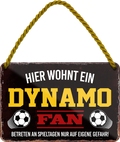 4252024252835		 ''Dynamo Fan Schwarz'' Schilderstore24 Blechschilder sind perfekt als Geschenk zu Weihnachten, Geburtstage, Feiern, Partys, Grillabende, Namenstag, Feiertag, Mädelsabend, Hochzeit. Jederzeit stilvoll im Wohnzimmer, Partykeller, Garage, Praxis, Büro, Café, Hauseingang Fußball Mannschaft Verein Bolzen Ball sport liga kicken stadion freizeit
