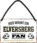 4252024252859		 ''Elversberg Fan''
Schilderstore24 Blechschilder sind perfekt als Geschenk zu Weihnachten, Geburtstage, Feiern, Partys, Grillabende, Namenstag, Feiertag, Mädelsabend, Hochzeit. Jederzeit stilvoll im Wohnzimmer, Partykeller, Garage, Praxis, Büro, Café, Hauseingang Fußball Mannschaft Verein Bolzen Ball sport liga kicken stadion freizeit