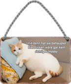 4252024255843		 ''Und dann hat sie behauptet.. Biertrinken kein Hobby''
Schilderstore24 Blechschilder sind perfekt als Geschenk zu Weihnachten, Geburtstage, Feiern, Partys, Grillabende, Namenstag, Feiertag, Mädelsabend, Hochzeit Wohnzimmer, Partykeller, Garage, Praxis, Büro, Café, Hauseingang Haustier Tier Freund knuddelig Zuhause Katze Hund Hamster Meerschwein haustiere