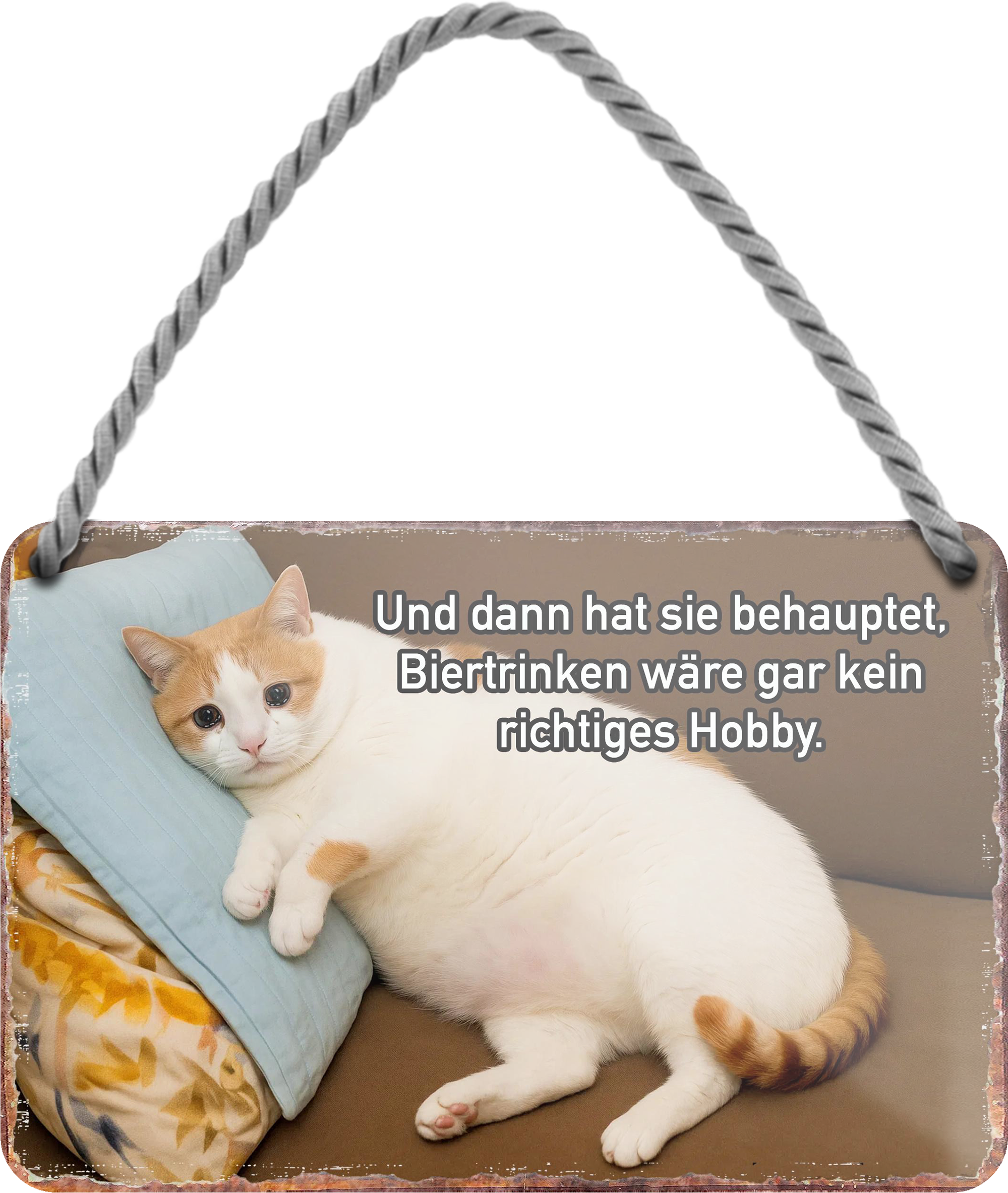 4252024255843		 ''Und dann hat sie behauptet.. Biertrinken kein Hobby''
Schilderstore24 Blechschilder sind perfekt als Geschenk zu Weihnachten, Geburtstage, Feiern, Partys, Grillabende, Namenstag, Feiertag, Mädelsabend, Hochzeit Wohnzimmer, Partykeller, Garage, Praxis, Büro, Café, Hauseingang Haustier Tier Freund knuddelig Zuhause Katze Hund Hamster Meerschwein haustiere