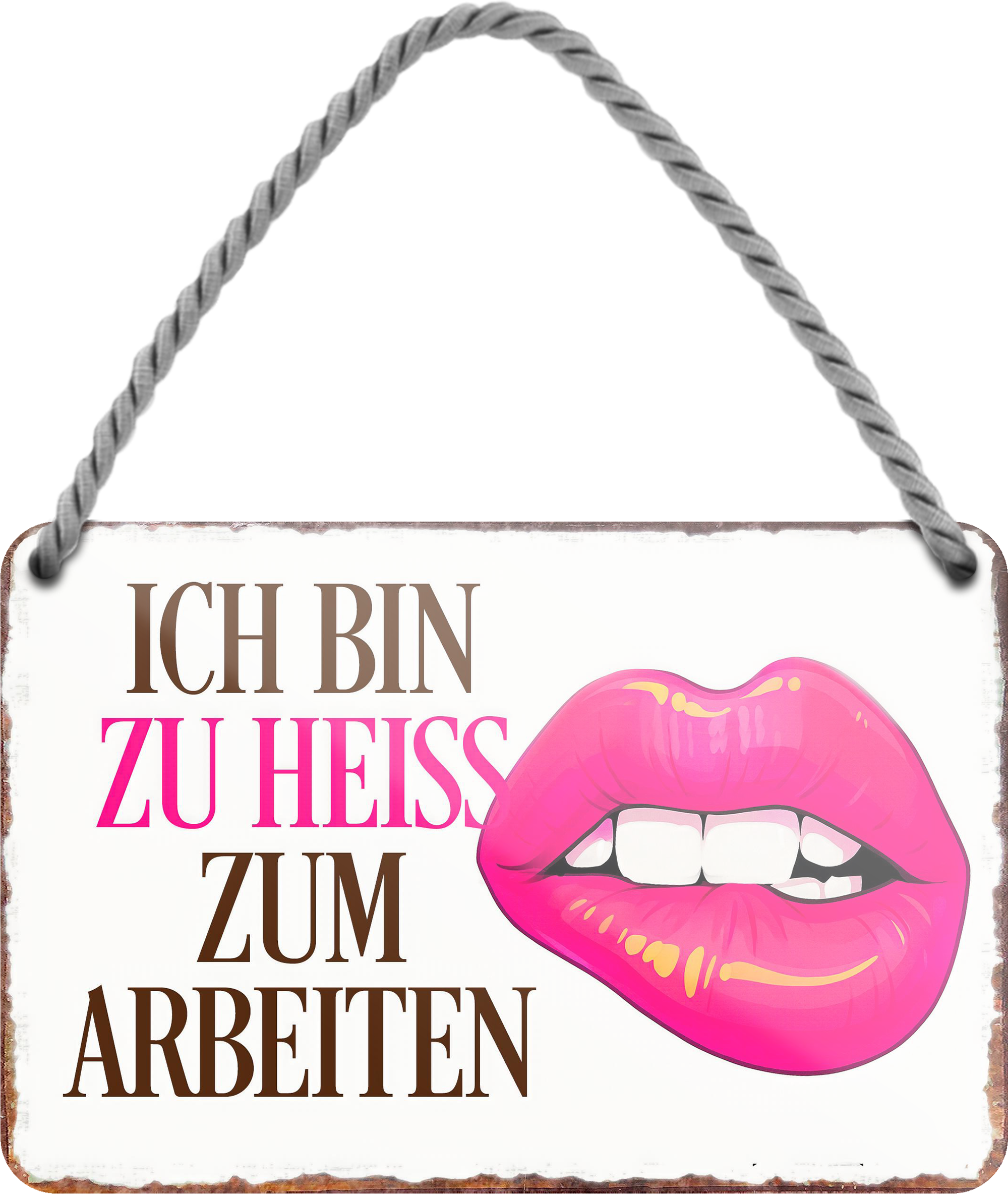4252024255959		 ''Ich bin zu heiss zum arbeiten''
Schilderstore24 Blechschilder sind perfekt als Geschenk zu Weihnachten, Geburtstage, Feiern, Partys, Grillabende, Namenstag, Feiertag, Mädelsabend, Hochzeit. Jederzeit stilvoll im Wohnzimmer, Partykeller, Garage, Praxis, Büro, gemeinsam, kuscheln Sex küssen gefühle Zweideutig lächeln liebe sinnlich schnulzig romantisch pinup