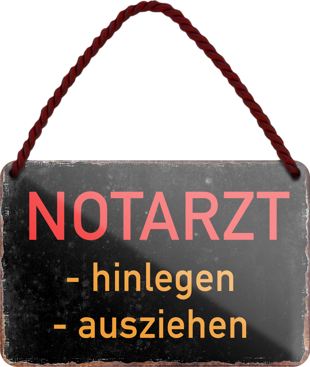 4252024255966		 ''Notarzt -hinlegen -ausziehen''
Schilderstore24 Blechschilder sind perfekt als Geschenk zu Weihnachten, Geburtstage, Feiern, Partys, Grillabende, Namenstag, Feiertag, Mädelsabend, Hochzeit. Jederzeit stilvoll im Wohnzimmer, Partykeller, Garage, Praxis, Büro, gemeinsam, kuscheln Sex küssen gefühle Zweideutig lächeln liebe sinnlich schnulzig romantisch pinup