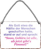 4252024255935		 ''Als Gott die Menschen geschaffen hatte.. Pimmel''
Schilderstore24 Blechschilder sind perfekt als Geschenk zu Weihnachten, Geburtstage, Feiern, Partys, Grillabende, Namenstag, Feiertag, Mädelsabend, Hochzeit. Jederzeit stilvoll im Wohnzimmer, Partykeller, Garage, Praxis, Büro, gemeinsam, kuscheln Sex küssen gefühle Zweideutig lächeln liebe sinnlich schnulzig romantisch pinup