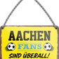 4252024255300		 ''Aachen Fans sind überall!''
Schilderstore24 Blechschilder sind perfekt als Geschenk zu Weihnachten, Geburtstage, Feiern, Partys, Grillabende, Namenstag, Feiertag, Mädelsabend, Hochzeit. Jederzeit stilvoll im Wohnzimmer, Partykeller, Garage, Praxis, Büro, Café, Hauseingang Fußball Mannschaft Verein Bolzen Ball sport liga kicken stadion freizeit