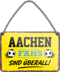 4252024255300		 ''Aachen Fans sind überall!''
Schilderstore24 Blechschilder sind perfekt als Geschenk zu Weihnachten, Geburtstage, Feiern, Partys, Grillabende, Namenstag, Feiertag, Mädelsabend, Hochzeit. Jederzeit stilvoll im Wohnzimmer, Partykeller, Garage, Praxis, Büro, Café, Hauseingang Fußball Mannschaft Verein Bolzen Ball sport liga kicken stadion freizeit