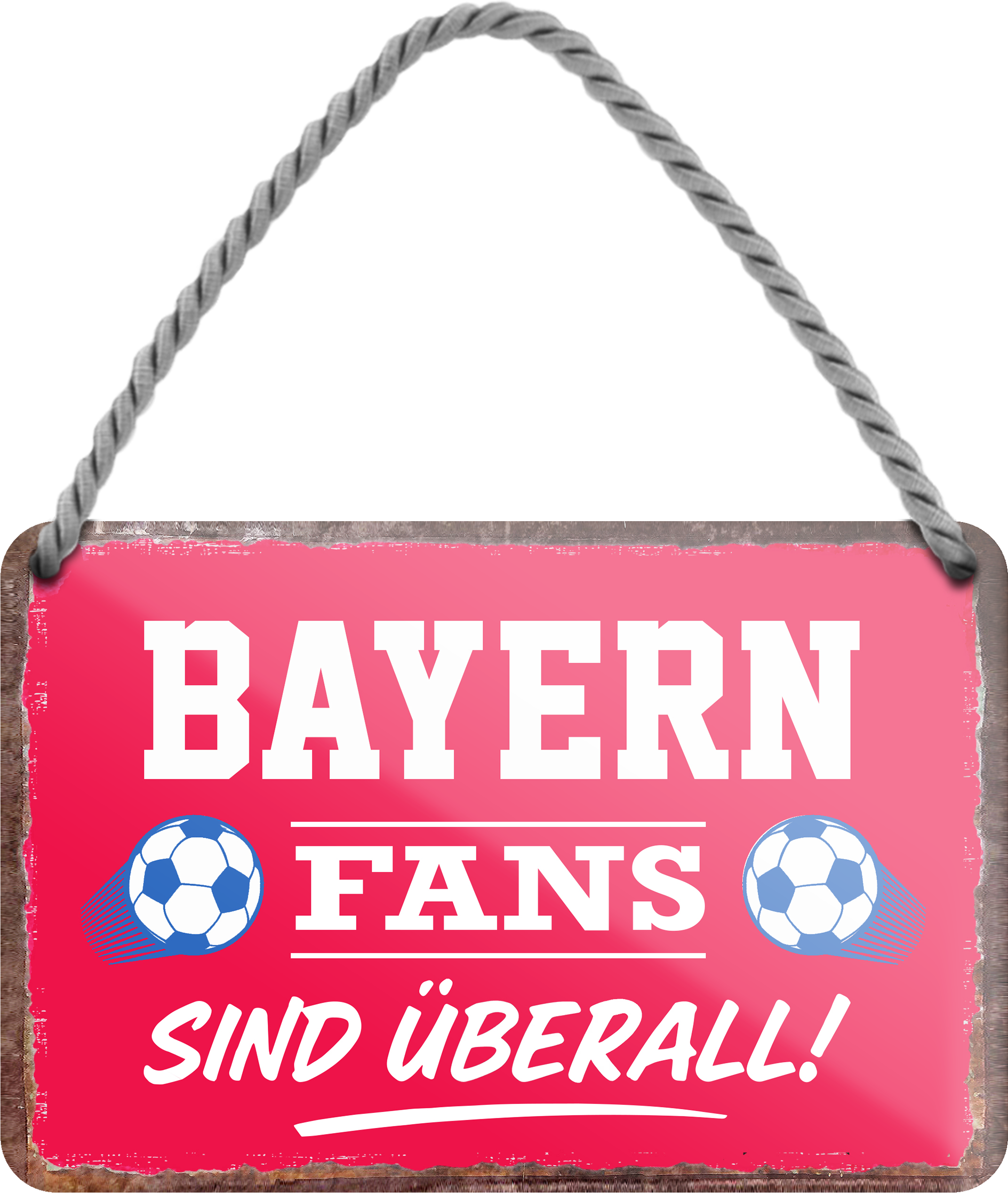 4252024255324		 ''Bayern Fans sind überall!''
Schilderstore24 Blechschilder sind perfekt als Geschenk zu Weihnachten, Geburtstage, Feiern, Partys, Grillabende, Namenstag, Feiertag, Mädelsabend, Hochzeit. Jederzeit stilvoll im Wohnzimmer, Partykeller, Garage, Praxis, Büro, Café, Hauseingang Fußball Mannschaft Verein Bolzen Ball sport liga kicken stadion freizeit