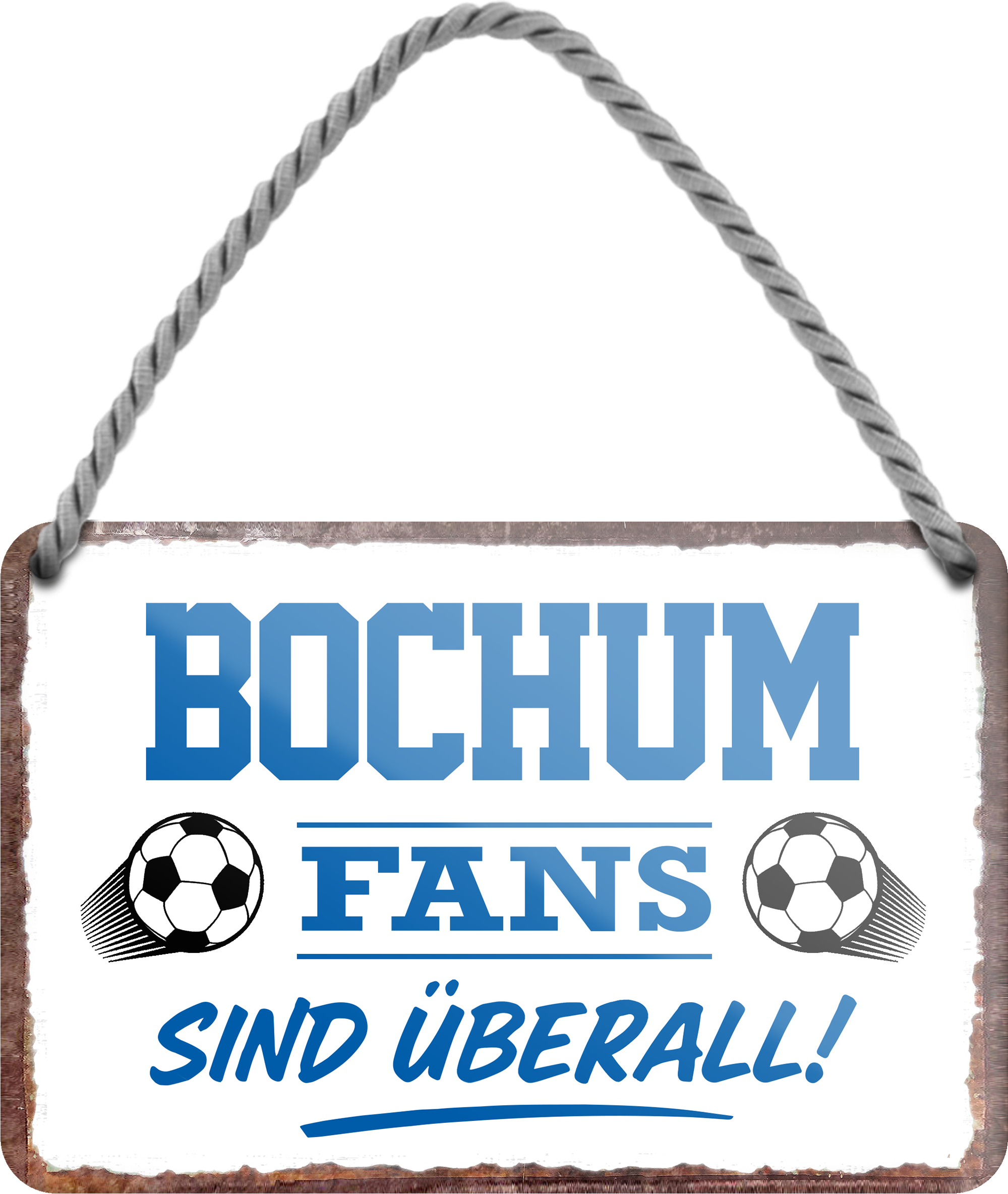 4252024255348		 ''Bochum Fans sind überall!''
Schilderstore24 Blechschilder sind perfekt als Geschenk zu Weihnachten, Geburtstage, Feiern, Partys, Grillabende, Namenstag, Feiertag, Mädelsabend, Hochzeit. Jederzeit stilvoll im Wohnzimmer, Partykeller, Garage, Praxis, Büro, Café, Hauseingang Fußball Mannschaft Verein Bolzen Ball sport liga kicken stadion freizeit