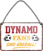 4252024255447		 ''Dynamo Fans sind überall! (weiß)''
Schilderstore24 Blechschilder sind perfekt als Geschenk zu Weihnachten, Geburtstage, Feiern, Partys, Grillabende, Namenstag, Feiertag, Mädelsabend, Hochzeit. Jederzeit stilvoll im Wohnzimmer, Partykeller, Garage, Praxis, Büro, Café, Hauseingang Fußball Mannschaft Verein Bolzen Ball sport liga kicken stadion freizeit