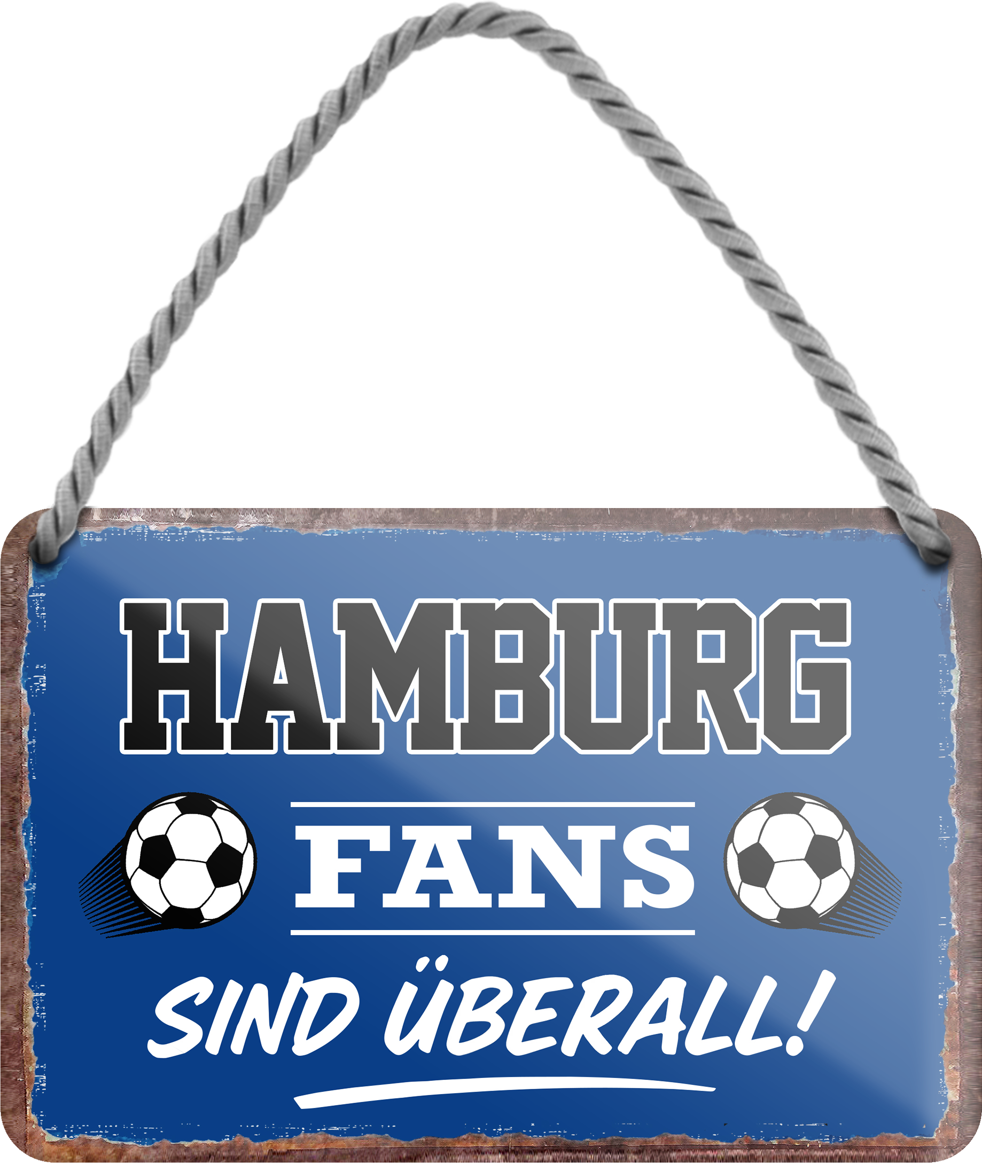 4252024255522		 ''Hamburg Fans sind überall!''
Schilderstore24 Blechschilder sind perfekt als Geschenk zu Weihnachten, Geburtstage, Feiern, Partys, Grillabende, Namenstag, Feiertag, Mädelsabend, Hochzeit. Jederzeit stilvoll im Wohnzimmer, Partykeller, Garage, Praxis, Büro, Café, Hauseingang Fußball Mannschaft Verein Bolzen Ball sport liga kicken stadion freizeit