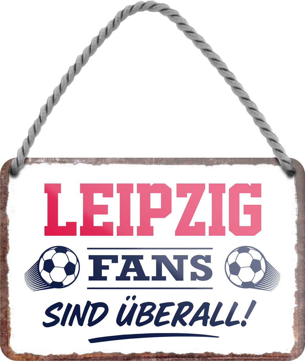 4252024255614		 ''Leipzig Fans sind überall!''
Schilderstore24 Blechschilder sind perfekt als Geschenk zu Weihnachten, Geburtstage, Feiern, Partys, Grillabende, Namenstag, Feiertag, Mädelsabend, Hochzeit. Jederzeit stilvoll im Wohnzimmer, Partykeller, Garage, Praxis, Büro, Café, Hauseingang Fußball Mannschaft Verein Bolzen Ball sport liga kicken stadion freizeit