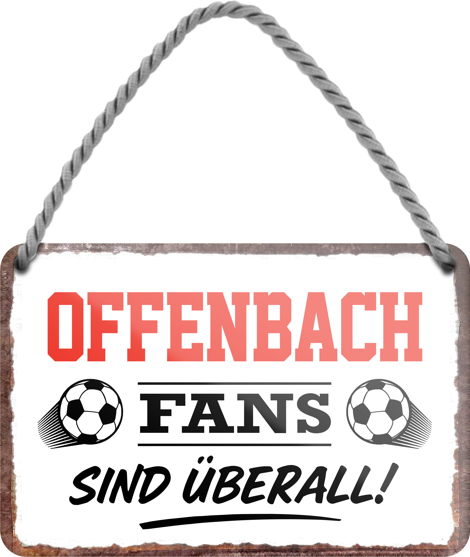 4252024255683		 ''Offenbach Fans sind überall!''
Schilderstore24 Blechschilder sind perfekt als Geschenk zu Weihnachten, Geburtstage, Feiern, Partys, Grillabende, Namenstag, Feiertag, Mädelsabend, Hochzeit. Jederzeit stilvoll im Wohnzimmer, Partykeller, Garage, Praxis, Büro, Café, Hauseingang Fußball Mannschaft Verein Bolzen Ball sport liga kicken stadion freizeit