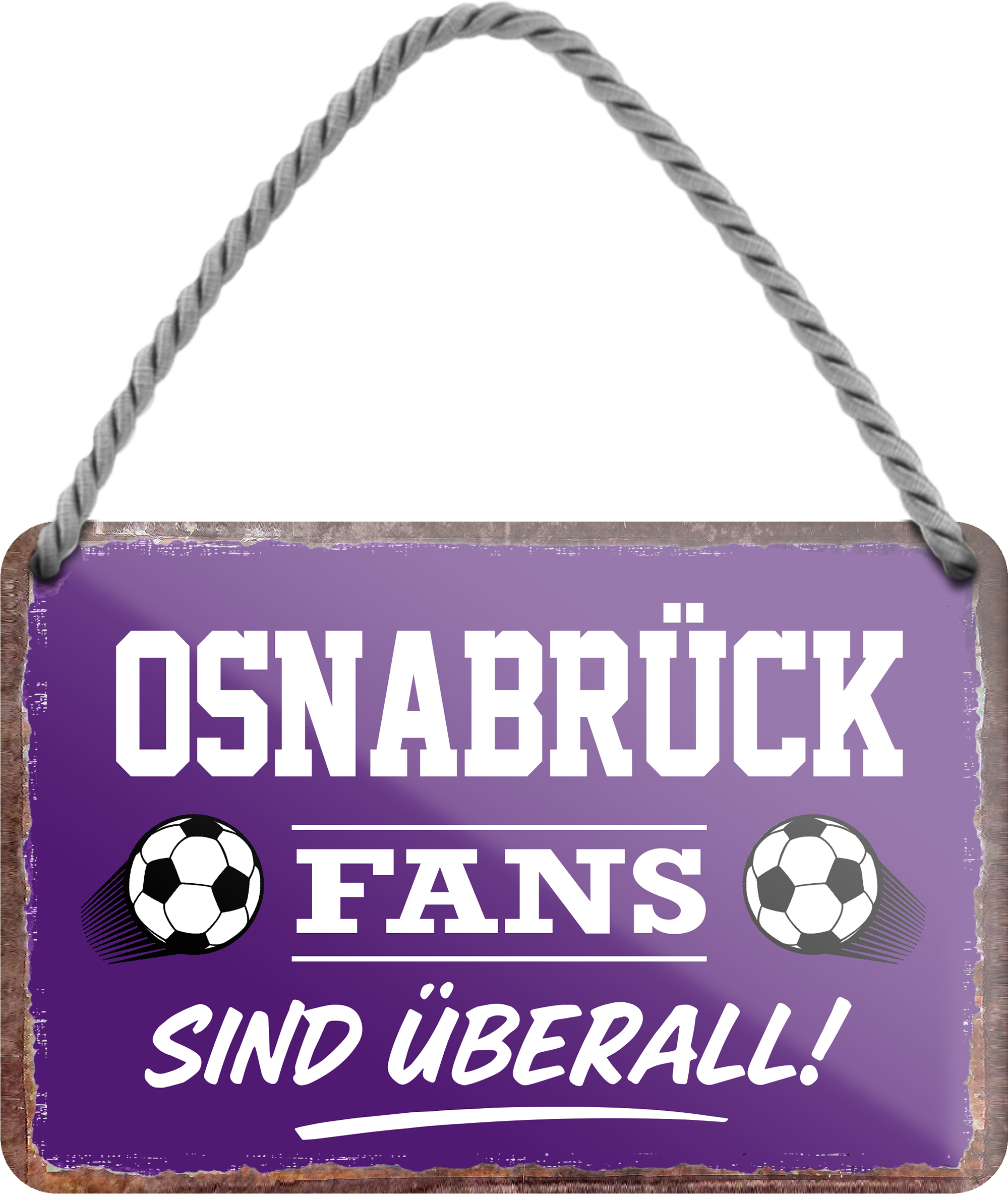 4252024255690		 ''Osnabrück Fans sind überall!''
Schilderstore24 Blechschilder sind perfekt als Geschenk zu Weihnachten, Geburtstage, Feiern, Partys, Grillabende, Namenstag, Feiertag, Mädelsabend, Hochzeit. Jederzeit stilvoll im Wohnzimmer, Partykeller, Garage, Praxis, Büro, Café, Hauseingang Fußball Mannschaft Verein Bolzen Ball sport liga kicken stadion freizeit