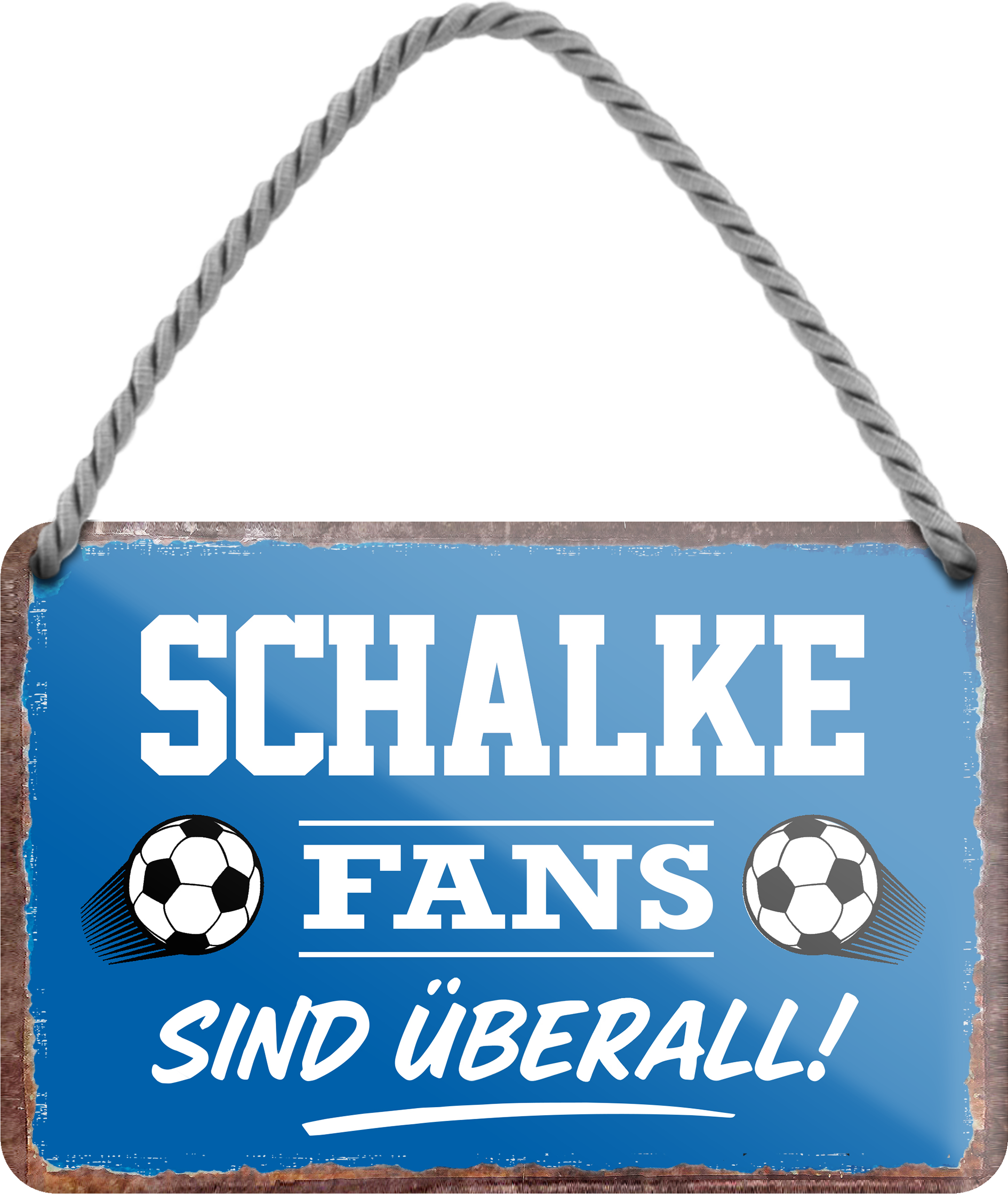 4252024255737		 ''Schalke Fans sind überall! (blau)''
Schilderstore24 Blechschilder sind perfekt als Geschenk zu Weihnachten, Geburtstage, Feiern, Partys, Grillabende, Namenstag, Feiertag, Mädelsabend, Hochzeit. Jederzeit stilvoll im Wohnzimmer, Partykeller, Garage, Praxis, Büro, Café, Hauseingang Fußball Mannschaft Verein Bolzen Ball sport liga kicken stadion freizeit