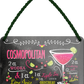 4252024255034		 ''Cosmopolitan''
Schilderstore24 Blechschilder sind perfekt als Geschenk zu Weihnachten, Geburtstage, Feiern, Partys, Grillabende, Namenstag, Feiertag, Mädelsabend, Hochzeit. Jederzeit stilvoll im Wohnzimmer, Partykeller, Garage, Praxis, Büro, Café, Hauseingang Alkohol Cocktail Likör Sekt Getränk Alkohol promille schnaps saufen longdrink