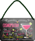 4252024255034		 ''Cosmopolitan''
Schilderstore24 Blechschilder sind perfekt als Geschenk zu Weihnachten, Geburtstage, Feiern, Partys, Grillabende, Namenstag, Feiertag, Mädelsabend, Hochzeit. Jederzeit stilvoll im Wohnzimmer, Partykeller, Garage, Praxis, Büro, Café, Hauseingang Alkohol Cocktail Likör Sekt Getränk Alkohol promille schnaps saufen longdrink