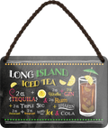 4252024255102		 ''Long Island Iced Tea''
Schilderstore24 Blechschilder sind perfekt als Geschenk zu Weihnachten, Geburtstage, Feiern, Partys, Grillabende, Namenstag, Feiertag, Mädelsabend, Hochzeit. Jederzeit stilvoll im Wohnzimmer, Partykeller, Garage, Praxis, Büro, Café, Hauseingang Alkohol Cocktail Likör Sekt Getränk Alkohol promille schnaps saufen longdrink