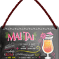 4252024255119		 ''Mai Tai''
 Schilderstore24 Blechschilder sind perfekt als Geschenk zu Weihnachten, Geburtstage, Feiern, Partys, Grillabende, Namenstag, Feiertag, Mädelsabend, Hochzeit. Jederzeit stilvoll im Wohnzimmer, Partykeller, Garage, Praxis, Büro, Café, Hauseingang Alkohol Cocktail Likör Sekt Getränk Alkohol promille schnaps saufen longdrink