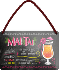 4252024255119		 ''Mai Tai''
 Schilderstore24 Blechschilder sind perfekt als Geschenk zu Weihnachten, Geburtstage, Feiern, Partys, Grillabende, Namenstag, Feiertag, Mädelsabend, Hochzeit. Jederzeit stilvoll im Wohnzimmer, Partykeller, Garage, Praxis, Büro, Café, Hauseingang Alkohol Cocktail Likör Sekt Getränk Alkohol promille schnaps saufen longdrink