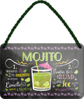4252024255133		 ''Mojito''
Schilderstore24 Blechschilder sind perfekt als Geschenk zu Weihnachten, Geburtstage, Feiern, Partys, Grillabende, Namenstag, Feiertag, Mädelsabend, Hochzeit. Jederzeit stilvoll im Wohnzimmer, Partykeller, Garage, Praxis, Büro, Café, Hauseingang Alkohol Cocktail Likör Sekt Getränk Alkohol promille schnaps saufen longdrink