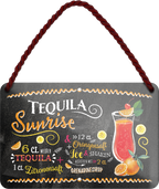 4252024255218		 ''Tequila Sunrise''
Schilderstore24 Blechschilder sind perfekt als Geschenk zu Weihnachten, Geburtstage, Feiern, Partys, Grillabende, Namenstag, Feiertag, Mädelsabend, Hochzeit. Jederzeit stilvoll im Wohnzimmer, Partykeller, Garage, Praxis, Büro, Café, Hauseingang Alkohol Cocktail Likör Sekt Getränk Alkohol promille schnaps saufen longdrink