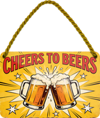4252024257762		 ''Cheers to Beers''
Geschenk Weihnachten, Geburtstage, Feiern, Partys, Grillabende, Namenstag, Feiertag, Mädelsabend, Hochzeit Wohnzimmer, Partykeller, Garage, Praxis, Büro, Café, Hauseingang Alkohol Kasten Bier Saufen Getränk Bier Alkohol schaumkrone promille hopfen