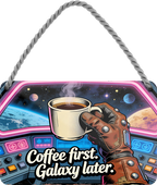 4252024259049		 ''Coffee first. Galaxy later''
Schilderstore24 Blechschilder sind perfekt als Geschenk zu Weihnachten, Geburtstage, Feiern, Partys, Grillabende, Namenstag, Feiertag, Mädelsabend, Hochzeit. Jederzeit stilvoll im Wohnzimmer, Partykeller, Garage, Praxis, Büro, Café, Hauseingang Lebensmittel Kaffee Kuchen Sucht café coffee kaffeemaschine getränk essen