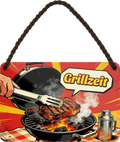4252024258356		 ''Grillzeit''
Schilderstore24 Blechschilder sind perfekt als Geschenk zu Weihnachten, Geburtstage, Feiern, Partys, Grillabende, Partykeller, diät, snack, mahlzei, rezept, wasser Lebensmittel Burger Tee Grill crepes teigware süßigkeit essen grill wurst pommes döner fisch pizza
