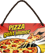 4252024258455		 ''Pizza geht immer''
Schilderstore24 Blechschilder sind perfekt als Geschenk zu Weihnachten, Geburtstage, Feiern, Partys, Grillabende, Partykeller, diät, snack, mahlzei, rezept, wasser Lebensmittel Burger Tee Grill crepes teigware süßigkeit essen grill wurst pommes döner fisch pizza