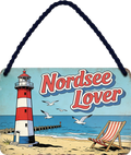 4252024259193		 ''Nordsee Lover (strandliege)''
Schilderstore24 Blechschilder sind perfekt als Geschenk zu Weihnachten, Geburtstage, Feiern, Partys, Grillabende, Namenstag, Feiertag, Hochzeit. Jederzeit stilvoll im Wohnzimmer, Partykeller, Garage, Praxis, Büro, nordsee, ostsee Meer Urlaub Sommer Sandstrand see wasser strand sand salzwasser ferien