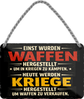 4252024259292		 ''Einst wurden Waffen hergestellt''
Schilderstore24 Blechschilder sind perfekt als Geschenk zu Weihnachten, Geburtstage, Feiern, Partys, Grillabende, Namenstag, Feiertag, Mädelsabend, Hochzeit. Jederzeit stilvoll im Wohnzimmer, Partykeller, Garage, Praxis, Büro, Café, Hauseingang politik regierung fachkräfte ironsich kanzler job Politiker Kabinett Chef Regierung