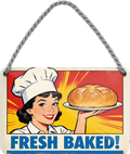 4252024258349		 ''Fresh Baked''
Schilderstore24 Blechschilder sind perfekt als Geschenk zu Weihnachten, Geburtstage, Feiern, Partys, Grillabende, Partykeller, diät, snack, mahlzei, rezept, wasser Lebensmittel Burger Tee Grill crepes teigware süßigkeit essen grill wurst pommes döner fisch pizza