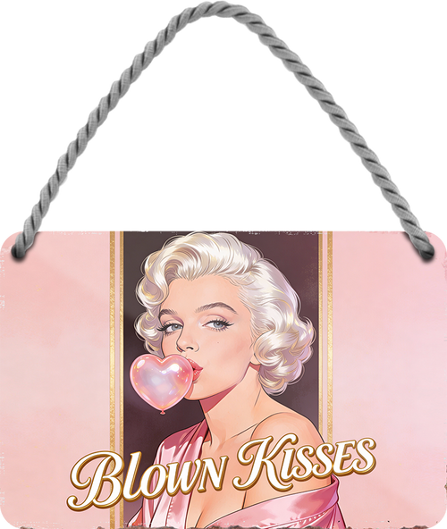 4252024259339		 ''Blown Kisses''
Schilderstore24 Blechschilder sind perfekt als Geschenk zu Weihnachten, Geburtstage, Feiern, Partys, Grillabende, Namenstag, Feiertag, Mädelsabend, Hochzeit. Jederzeit stilvoll im Wohnzimmer, Partykeller, Garage, Praxis, Büro, Café, Hauseingang Sex Anzüglich Zweideutig Romantik Brüste sinnlich schnulzig romantisch versaut pinup
