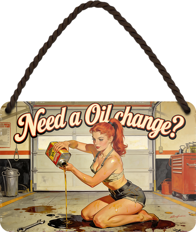 4252024259605		 ''Need a Oil Change''
Schilderstore24 Blechschilder sind perfekt als Geschenk zu Weihnachten, Geburtstage, Feiern, Partys, Grillabende, Namenstag, Feiertag, Mädelsabend, Hochzeit. Jederzeit stilvoll im Wohnzimmer, Partykeller, Garage, biker, zitat, route, highway Mechaniker Auto Motorrad Werkstatt auto lkw brummi tüfteln schrauber