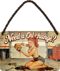 4252024259605		 ''Need a Oil Change''
Schilderstore24 Blechschilder sind perfekt als Geschenk zu Weihnachten, Geburtstage, Feiern, Partys, Grillabende, Namenstag, Feiertag, Mädelsabend, Hochzeit. Jederzeit stilvoll im Wohnzimmer, Partykeller, Garage, biker, zitat, route, highway Mechaniker Auto Motorrad Werkstatt auto lkw brummi tüfteln schrauber
