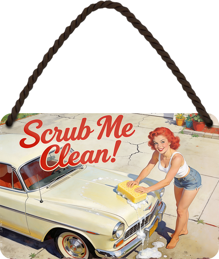 4252024259377		 ''Scrub Me Clean''
Schilderstore24 Blechschilder sind perfekt als Geschenk zu Weihnachten, Geburtstage, Feiern, Partys, Grillabende, Namenstag, Feiertag, Mädelsabend, Hochzeit. Jederzeit stilvoll im Wohnzimmer, Partykeller, Garage, Praxis, Büro, Café, Hauseingang Sex Anzüglich Zweideutig Romantik Brüste sinnlich schnulzig romantisch versaut pinup