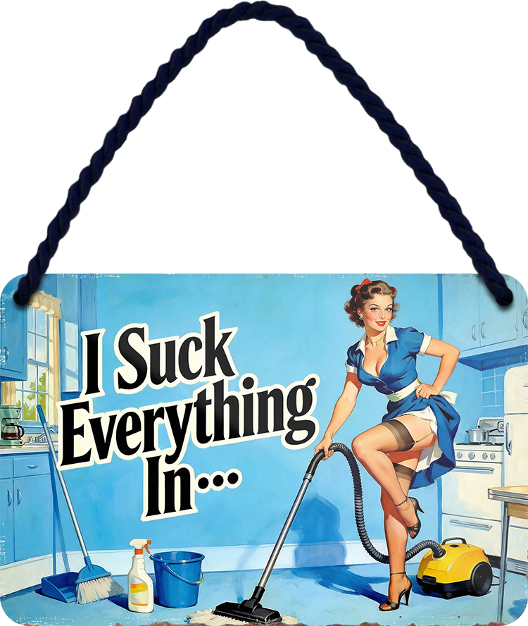 4252024258981		 ''I Such Everything In''
Schilderstore24 Blechschilder sind perfekt als Geschenk zu Weihnachten, Geburtstage, Feiern, Partys, Grillabende, Namenstag, Feiertag, Mädelsabend, Hochzeit. Jederzeit stilvoll im Wohnzimmer, Partykeller, Garage, Praxis, Büro, Café, Hauseingang Garten Haushalt Heim Zuhause Gartenarbeit Hausarbeit Zuhause Blumen