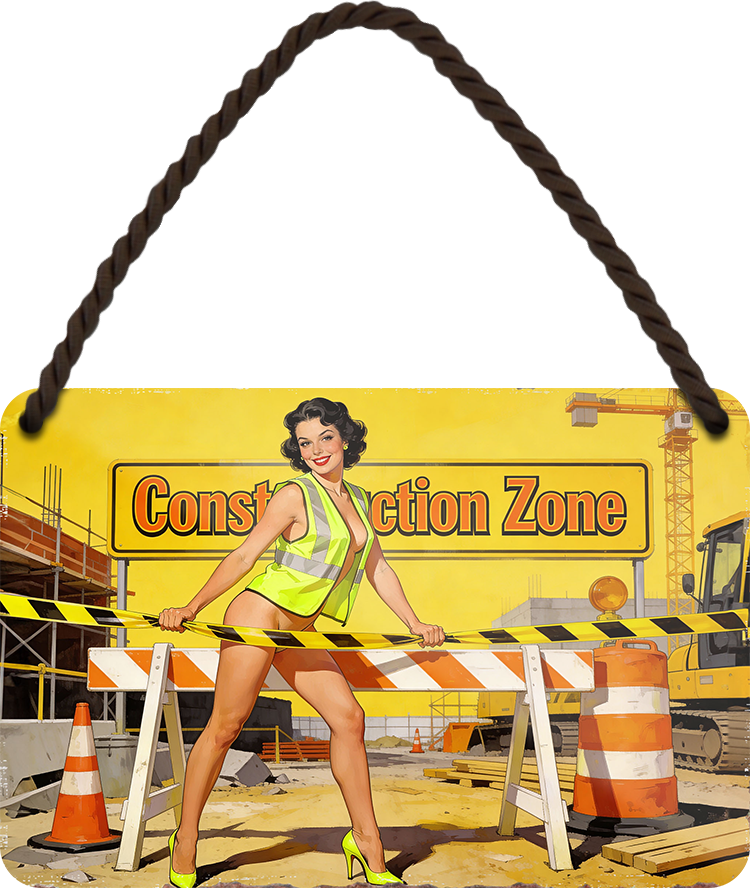 4252024258783		 ''Construction Zone''
Schilderstore24 Blechschilder sind perfekt als Geschenk zu Weihnachten, Geburtstage, Feiern, Partys, Grillabende, Namenstag, Feiertag, Mädelsabend, Hochzeit. Jederzeit stilvoll im Wohnzimmer, Partykeller, Garage, Praxis, Büro,Architekt Hauseingang Handwerk Baustelle Arbeit Bau werkeln baustelle handwerker bauarbeiter