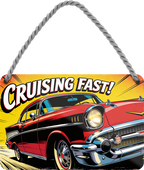 4252024259568		 ''Cruising Fast''
Schilderstore24 Blechschilder sind perfekt als Geschenk zu Weihnachten, Geburtstage, Feiern, Partys, Grillabende, Namenstag, Feiertag, Mädelsabend, Hochzeit. Jederzeit stilvoll im Wohnzimmer, Partykeller, Garage, biker, zitat, route, highway Mechaniker Auto Motorrad Werkstatt auto lkw brummi tüfteln schrauber