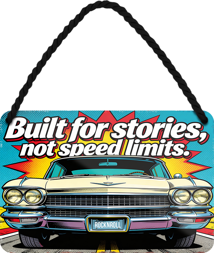 4252024259544		 ''Built for stories, not speed limits''
Schilderstore24 Blechschilder sind perfekt als Geschenk zu Weihnachten, Geburtstage, Feiern, Partys, Grillabende, Namenstag, Feiertag, Mädelsabend, Hochzeit. Jederzeit stilvoll im Wohnzimmer, Partykeller, Garage, biker, zitat, route, highway Mechaniker Auto Motorrad Werkstatt auto lkw brummi tüfteln schrauber