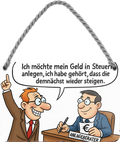 4252024259308		 ''Ich möchte mein Geld in Steuern anlegen''
Schilderstore24 Blechschilder sind perfekt als Geschenk zu Weihnachten, Geburtstage, Feiern, Partys, Grillabende, Namenstag, Feiertag, Mädelsabend, Hochzeit. Jederzeit stilvoll im Wohnzimmer, Partykeller, Garage, Praxis, Büro, Café, Hauseingang politik regierung fachkräfte ironsich kanzler job Politiker Kabinett Chef Regierung